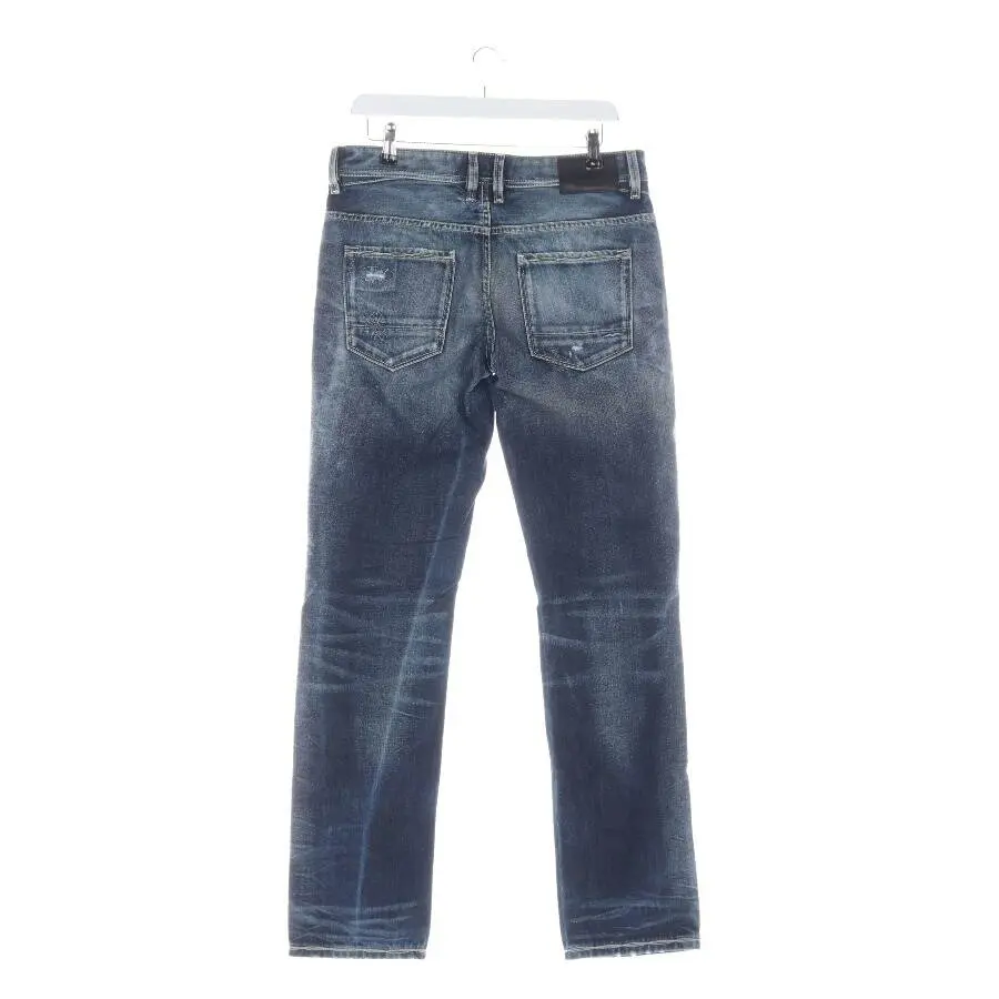 Jeans Straight Fit W33 Blau